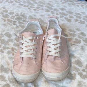Light pink sneakers